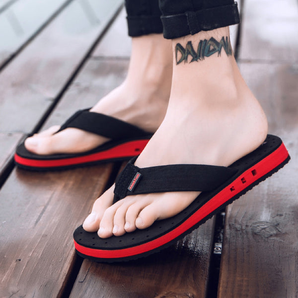 Slippers men's summer herringbone anti-slip feet men's sandals