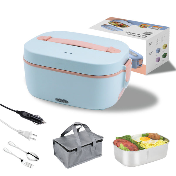 New Stainless Steel Liner Quick Plug Electric Heating For Home And Car Electric Lunch Box