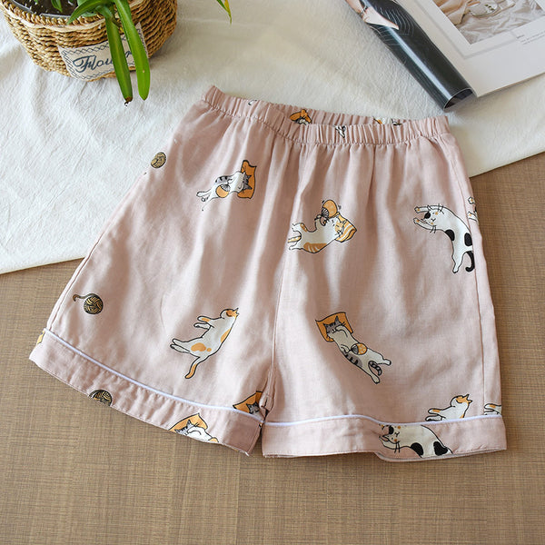 Women's Summer Thin Cropped Loose And Sweet Home Pants